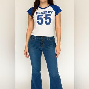 💙 Tilt Vintage Corduroy Flare Jeans – Y2K Babe Vibes 💙